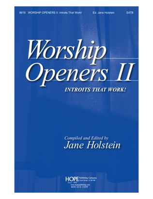 Book cover for Worship Openers: Introits that Work!, Vol. 2