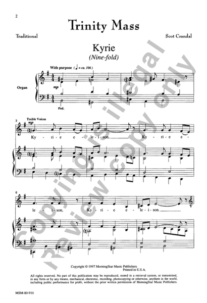 Trinity Mass (Choral Score)