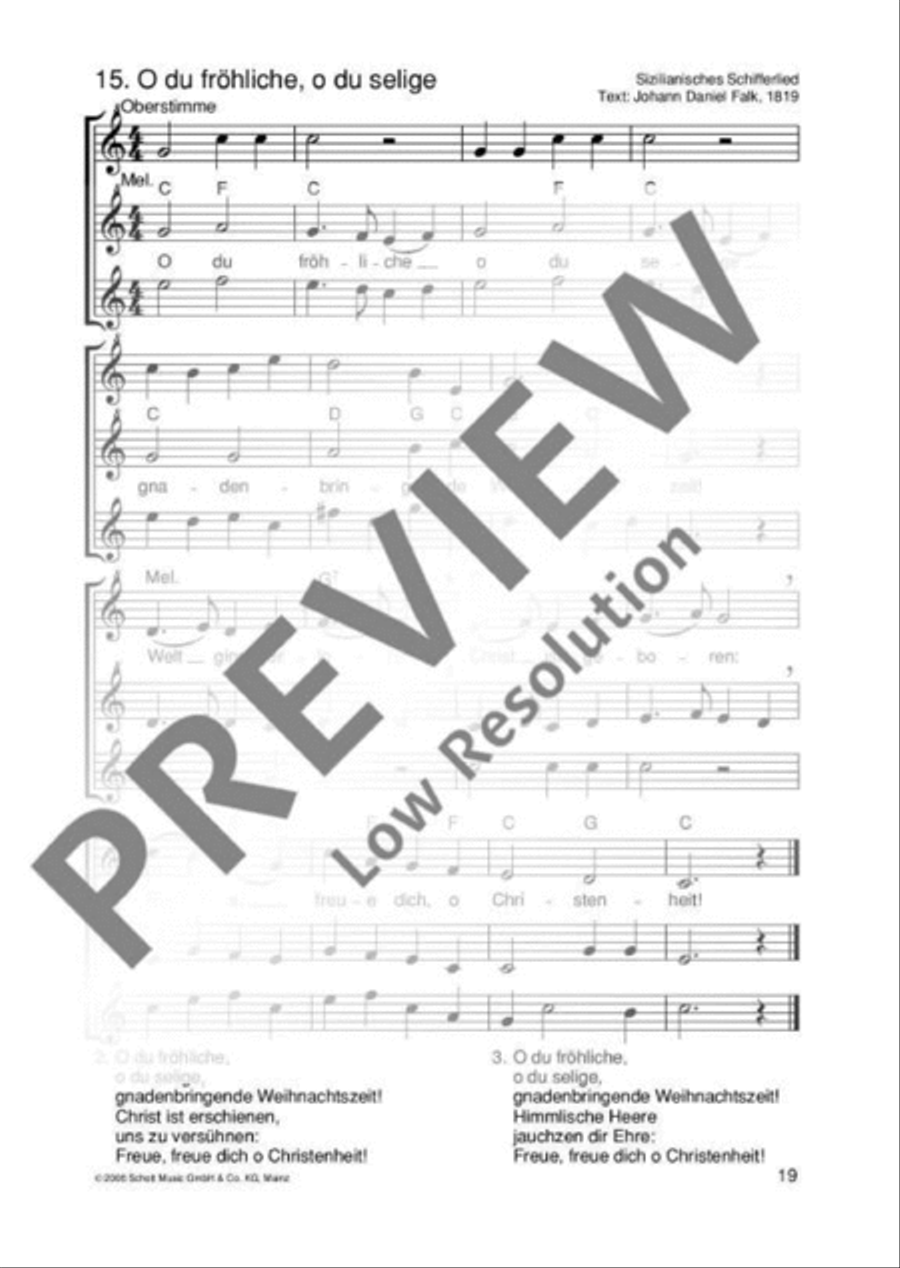 Die schönsten Weihnachtslieder SSA scores gallery preview page 20