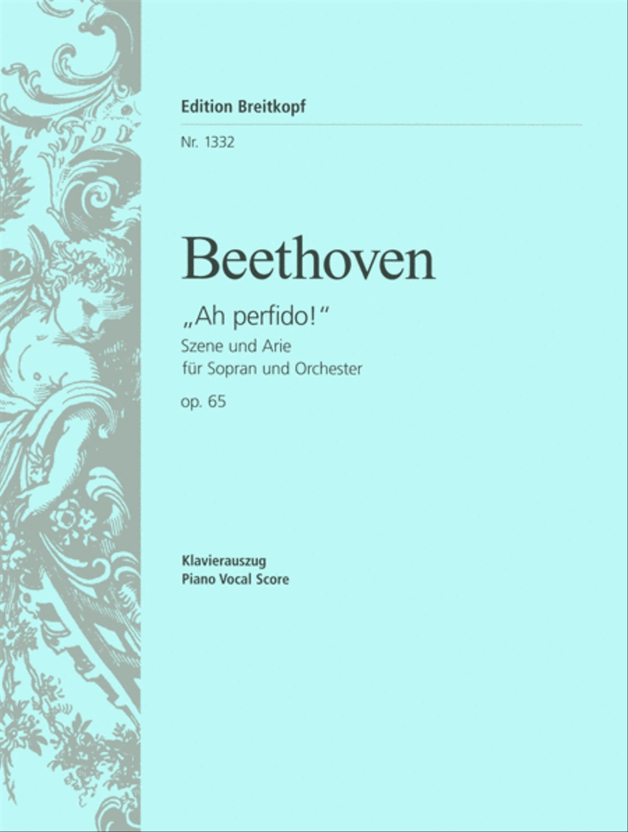 “Ah! Perfido” / “Per pietà, non dirmi addio” Op. 65 Piano, Vocal scores gallery preview page 1