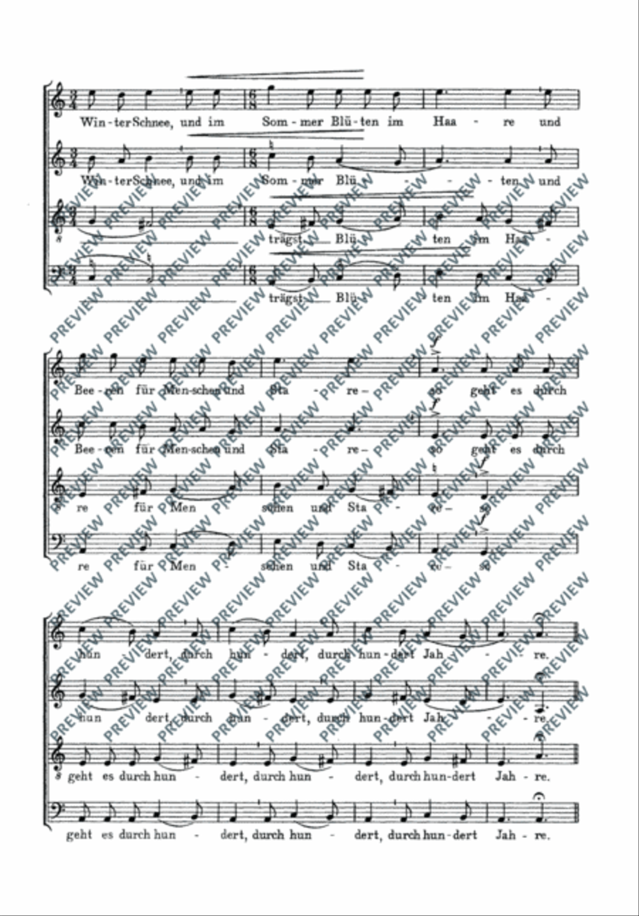 Magic and blessing Magic and blessing 4-Part scores gallery preview page 10