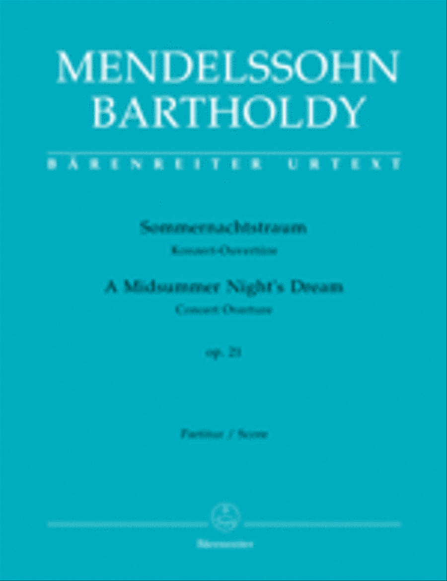 A Midsummer Nights Dream op. 21 English Horn scores gallery preview page 1