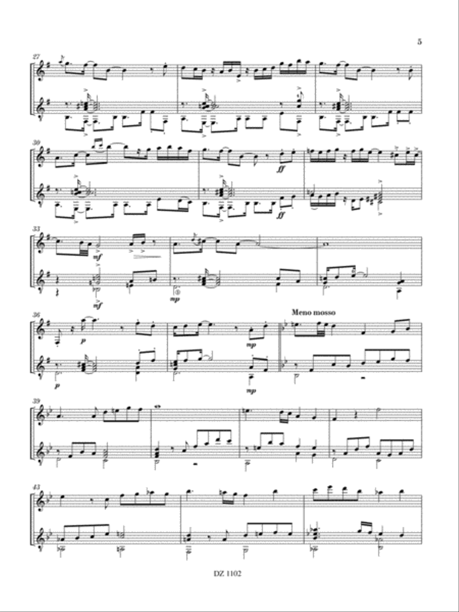 Aurora Clarinet scores gallery preview page 5