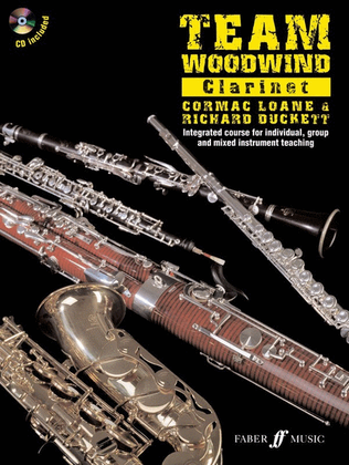 Book cover for Team Woodwind Clarinet Book/CD