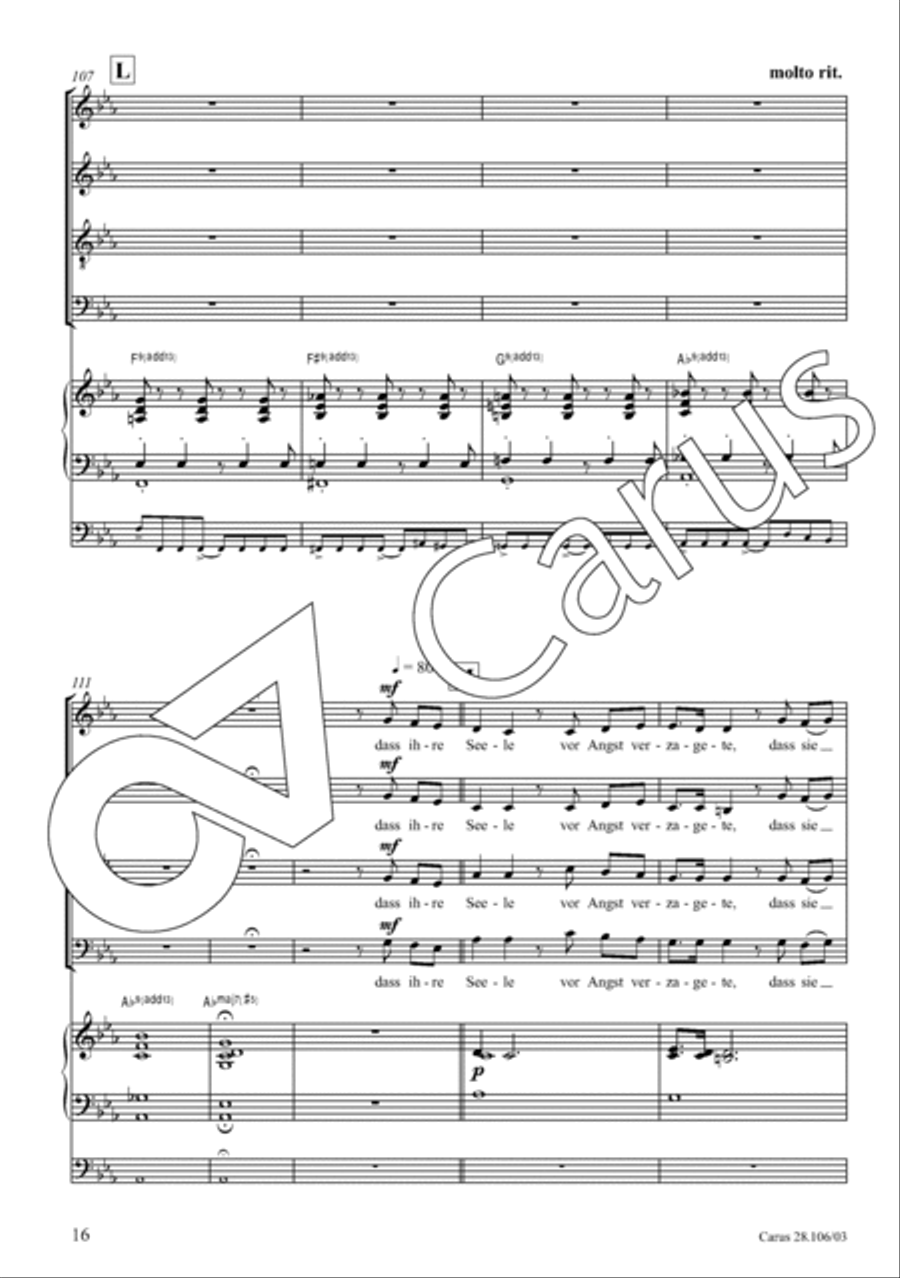 Die mit Schiffen auf dem Meer (Psalm 107) 4-Part scores gallery preview page 17