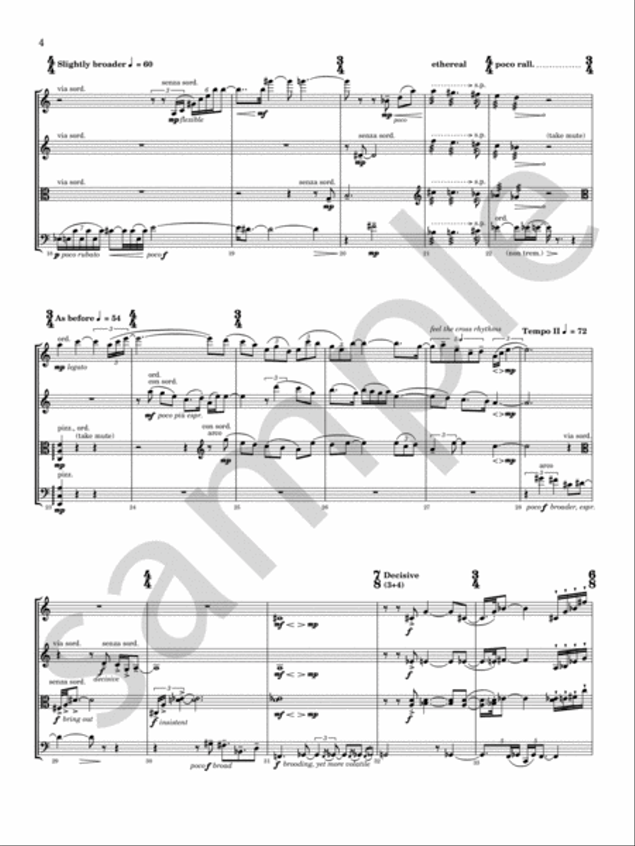Glitter, Doom, Shards, Memory Chamber Music scores gallery preview page 6