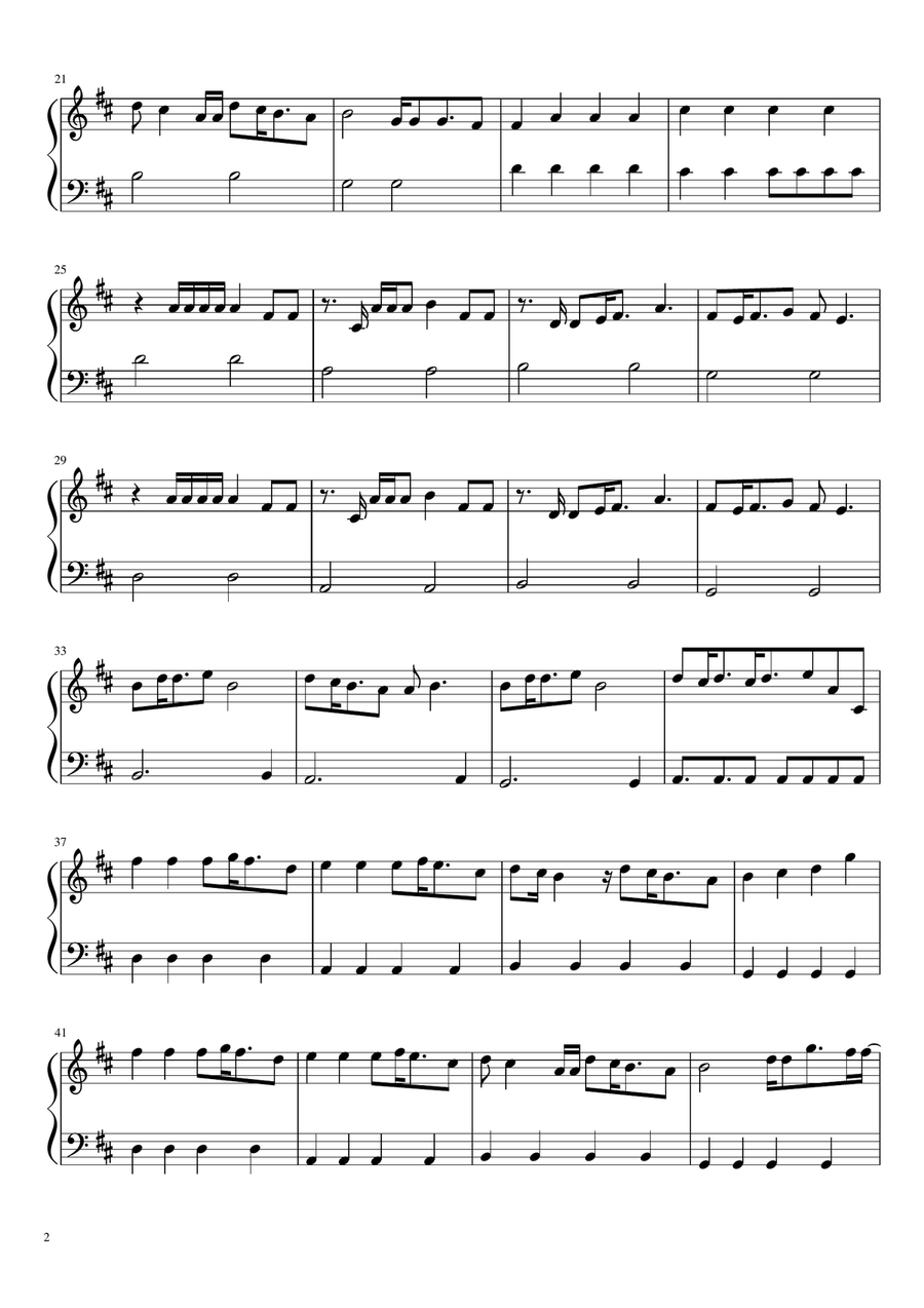 What Faith Can Do What Faith Can Do Easy Piano scores gallery preview page 2