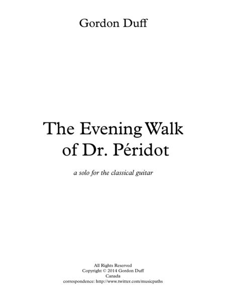 The Evening Walk of Dr. Peridot image number null