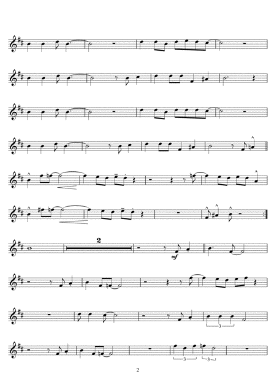 Zoot Suit Riot Zoot Suit Riot Clarinet Solo scores gallery preview page 2