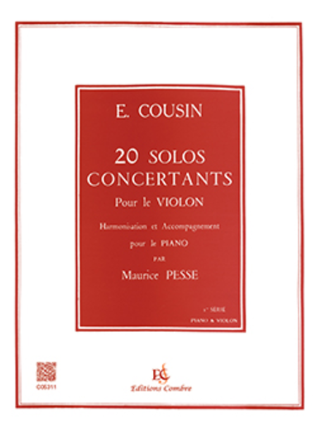 Solos concertants (20) serie No. 1 (1 a 10)