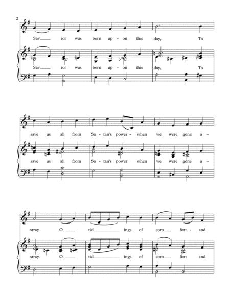 Piano Background for "God Rest Ye Merry, Gentlemen"-Alto Sax and Piano image number null