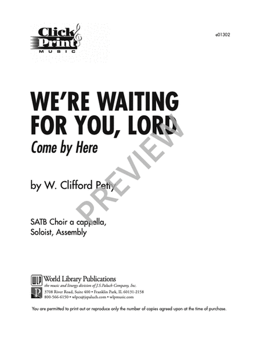 We're Waiting for You Lord image number null
