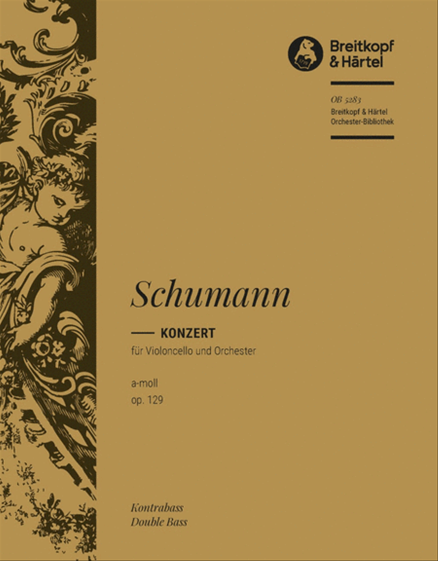 Violoncello Concerto in A minor Op. 129 Orchestra scores gallery preview page 1