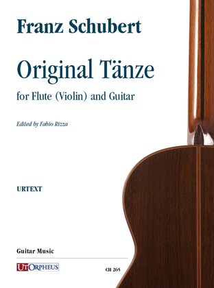 Book cover for Original Tänze for Flute (Violin) and Guitar