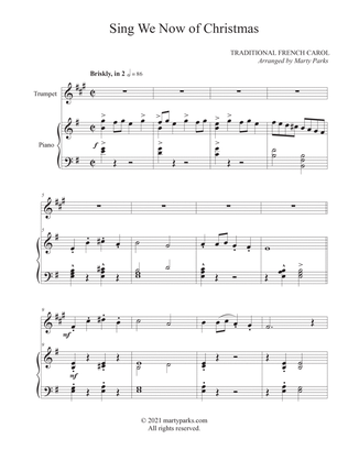 Sing We Now of Christmas (Trumpet-Piano)