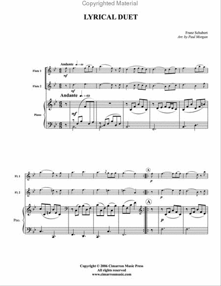 Lyrical Duet Lyrical Duet Flute Duet scores gallery preview page 2