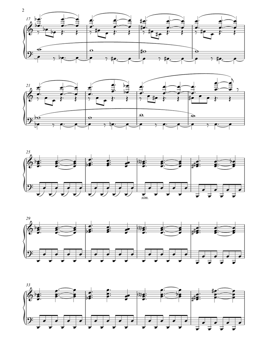 Orphee Suite For Piano, VII. Orphee's Bedroom Final Scene Piano Solo scores gallery preview page 2
