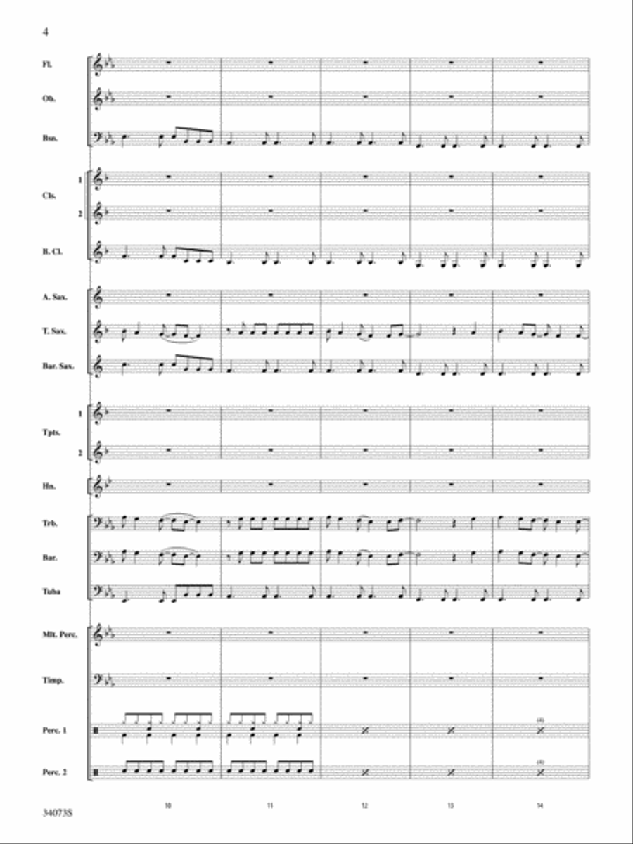 Love Drunk: Score Love Drunk: Score Concert Band scores gallery preview page 4