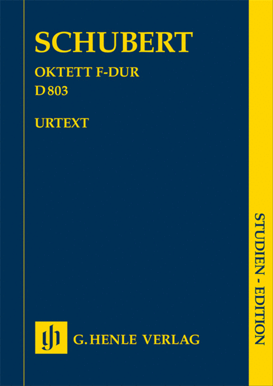 Octet in F Major D 803 Bassoon scores gallery preview page 1