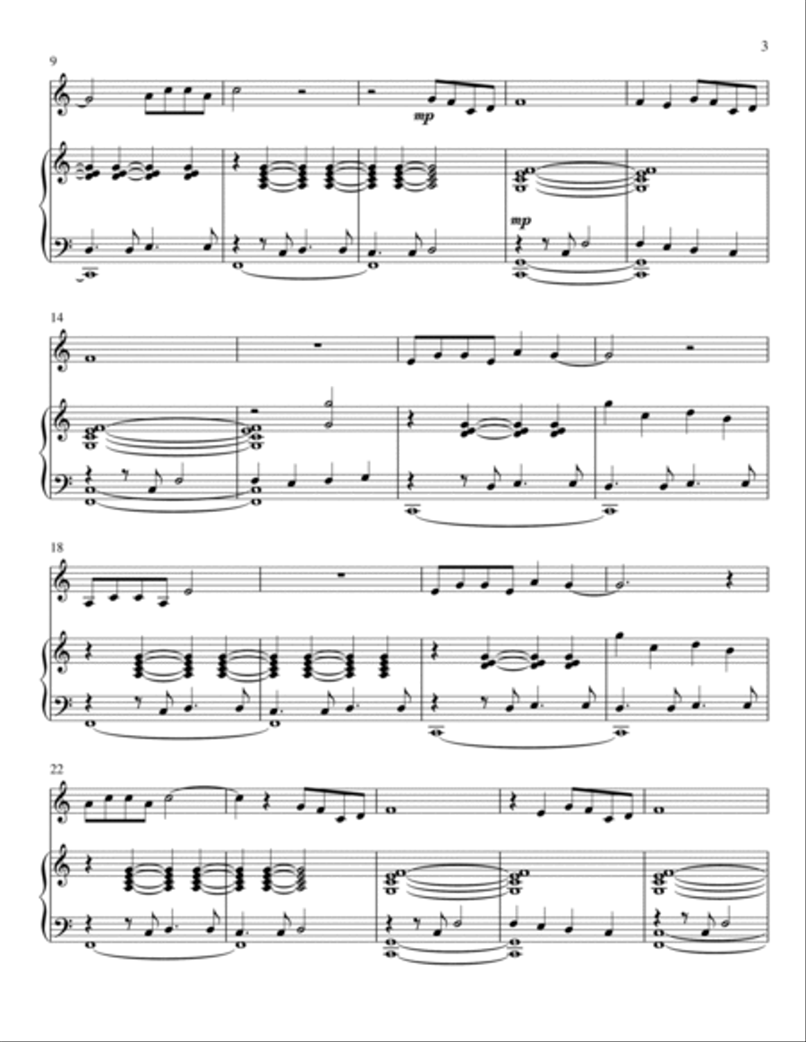 No One Is Alone No One Is Alone Small Ensemble scores gallery preview page 3