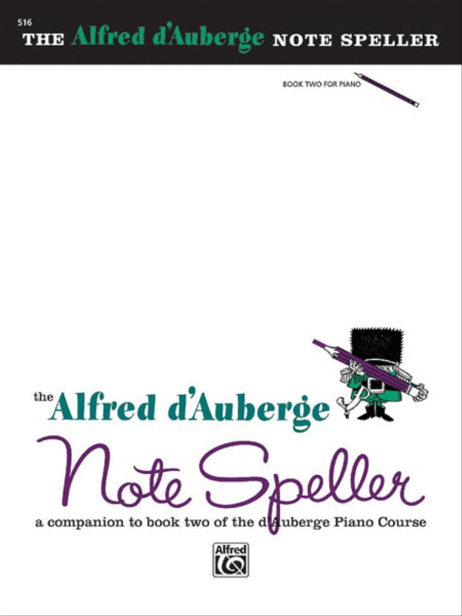 Alfred d'Auberge Piano Course Note Speller, Book 2 Piano Method scores gallery preview page 1
