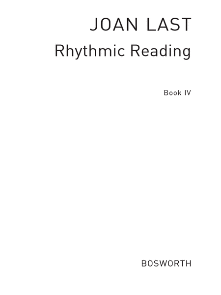 Last Rhythmic Reading Sight Reading Pieces