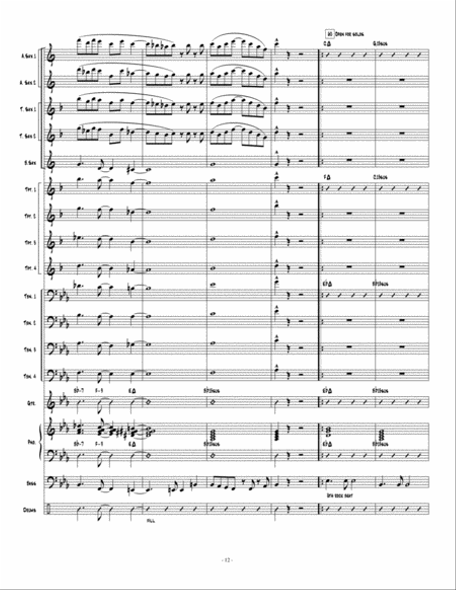 Speed Shift Speed Shift Jazz Ensemble scores gallery preview page 13