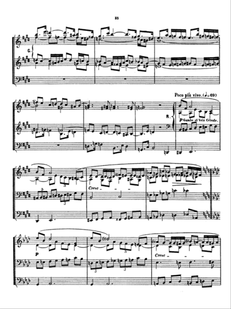 Vierne: Symphony No. 2, Op. 20 Organ scores gallery preview page 3