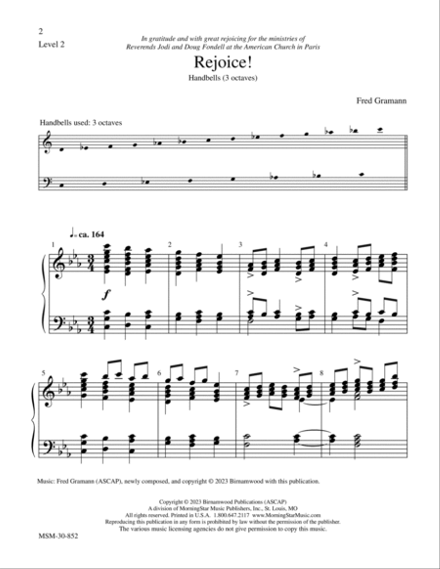 Rejoice! 3-Octaves scores gallery preview page 2