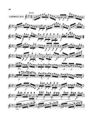 Paganini: Twenty-Four Caprices, Op. 1 No. 16