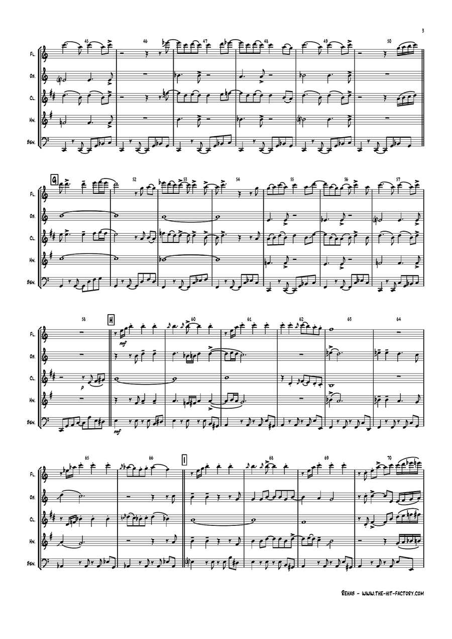 Rehab Woodwind Quintet scores gallery preview page 3