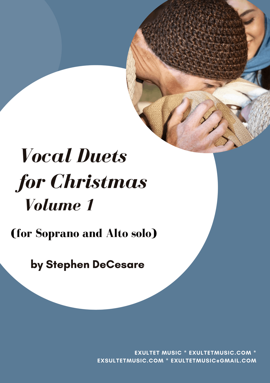 Book cover for Vocal Duets for Christmas (Volume 1) (for Soprano and Alto solo)