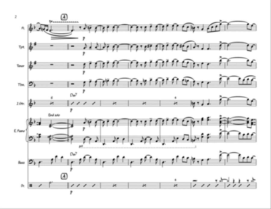 Little Sunflower Little Sunflower Large Ensemble scores gallery preview page 2