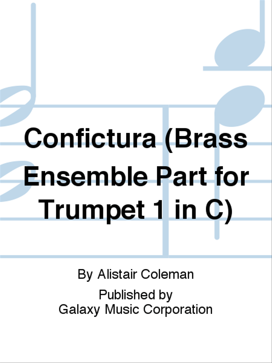 Confictura (C Trumpet 1 Part) C Trumpet scores gallery preview page 1