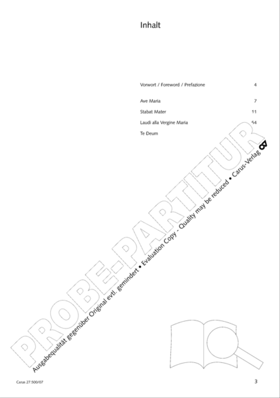 Quattro pezzi sacri Orchestra scores gallery preview page 4