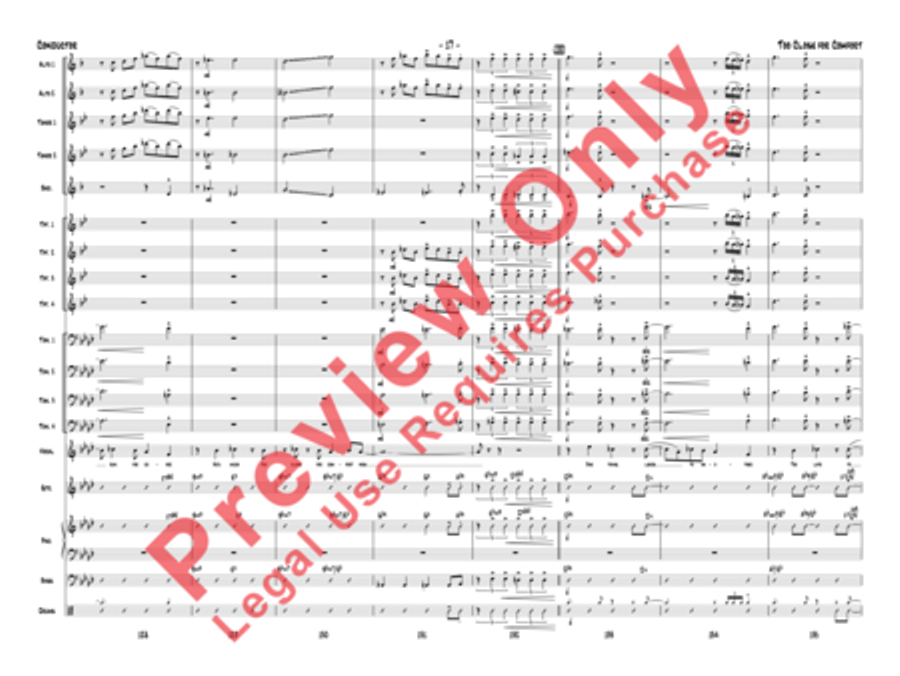 Too Close for Comfort Jazz Ensemble scores gallery preview page 20