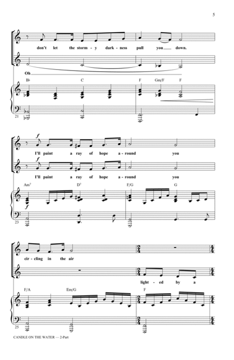 Candle On The Water (from Pete's Dragon) (arr. Ed Lojeski)