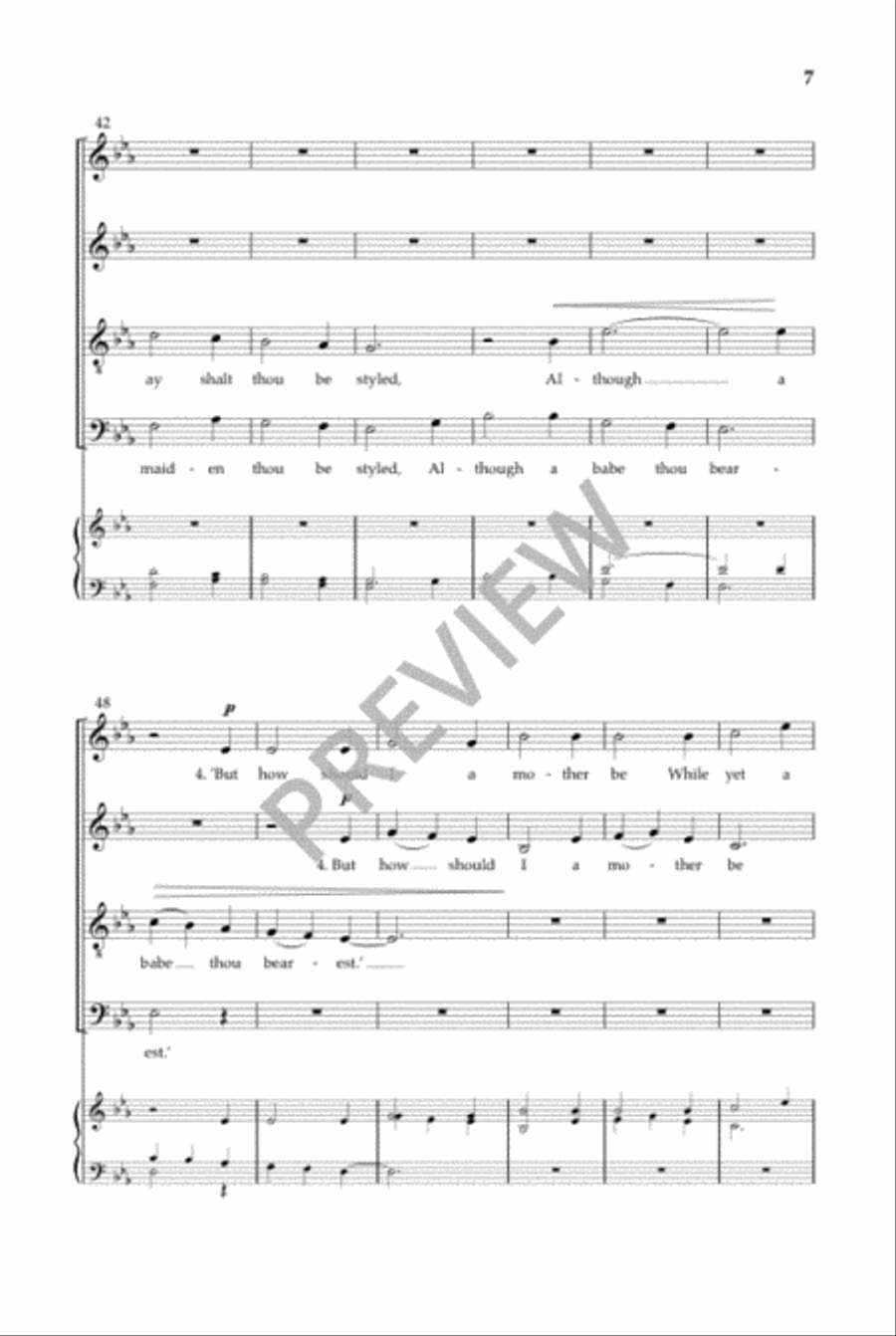 There Stood in Heaven a Linden Tree 4-Part scores gallery preview page 8