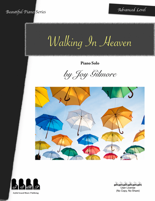 Book cover for Walking in Heaven for Piano Solo