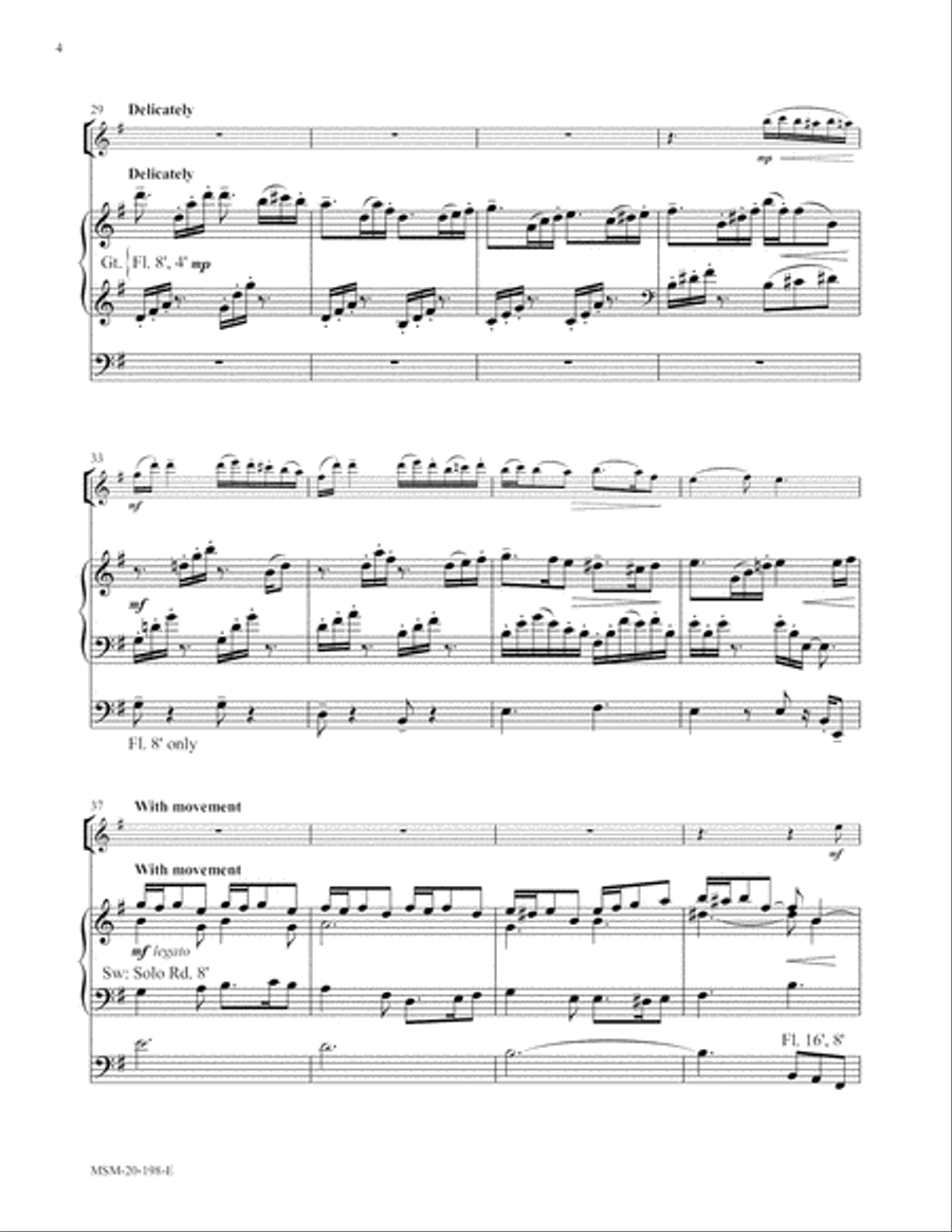 Greensleeves (What Child Is This) Organ scores gallery preview page 4