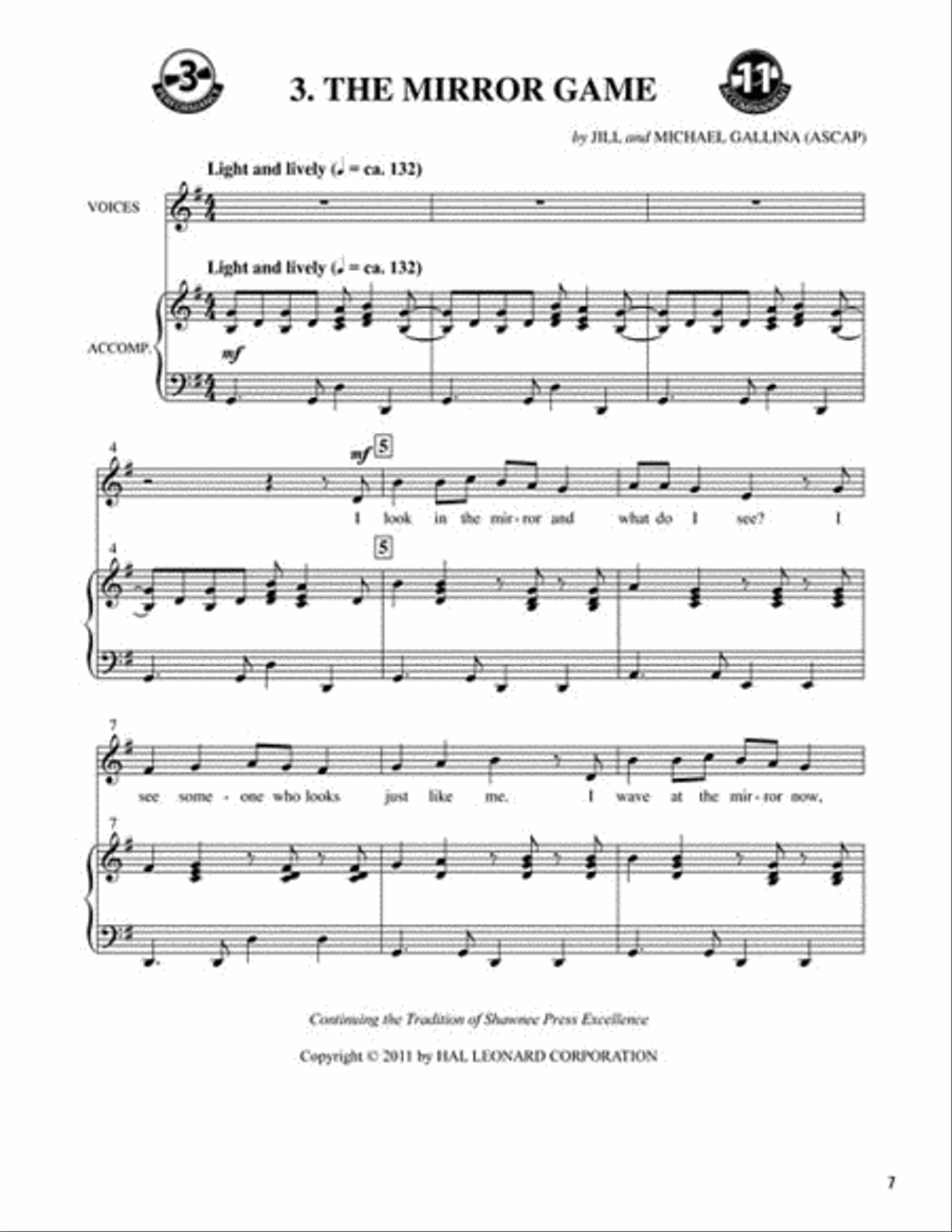 Rhythm, Rhyme & Move in Time – Games and Songs to Get Kids Moving Unison Choir scores gallery preview page 8
