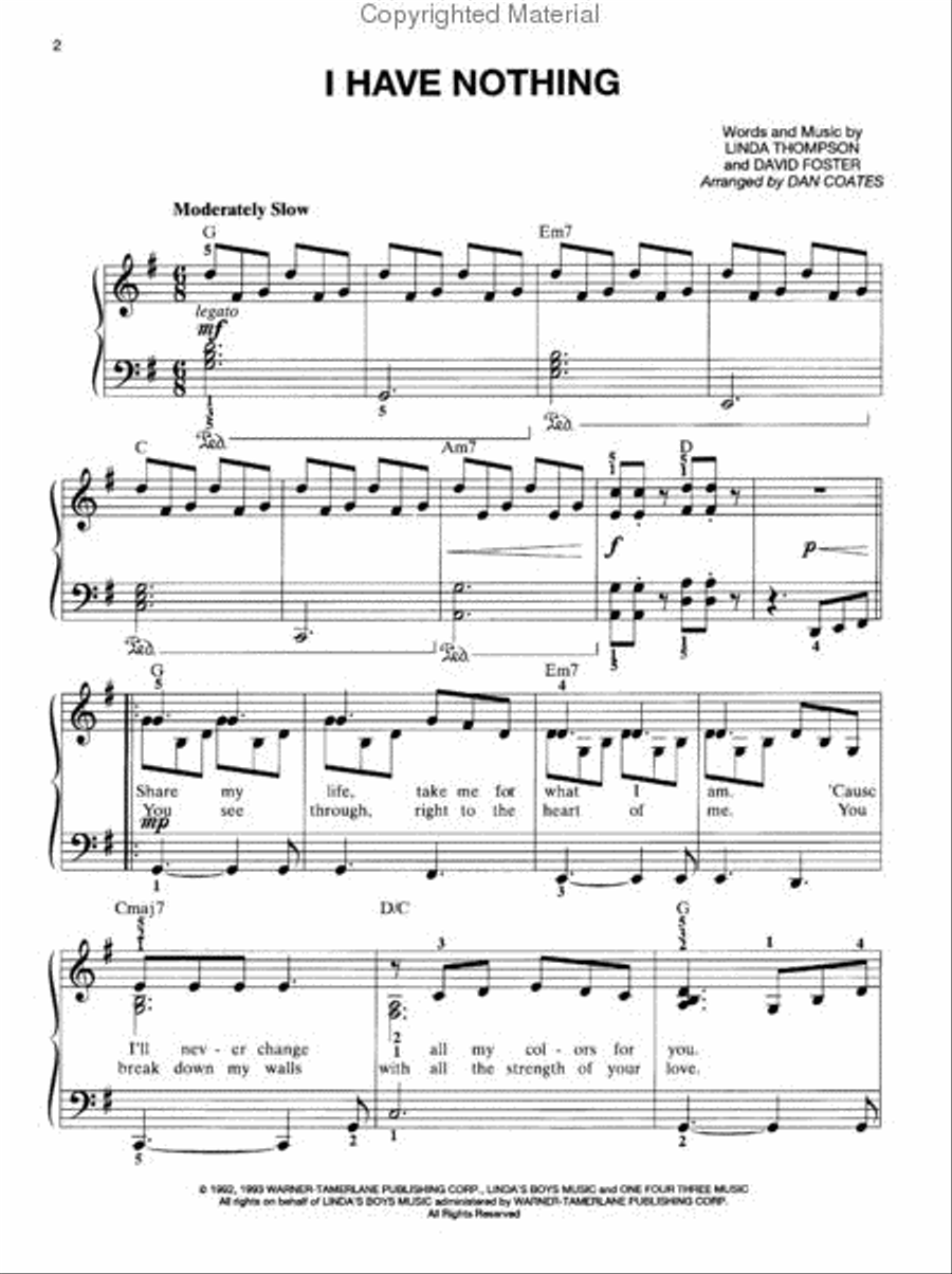I Have Nothing (from The Bodyguard) Small Ensemble scores gallery preview page 2
