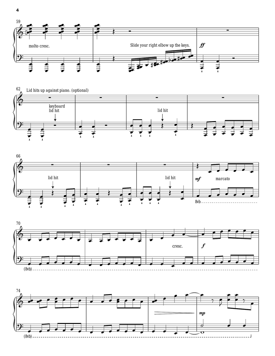 Michael Meets Mozart Piano Solo scores gallery preview page 4