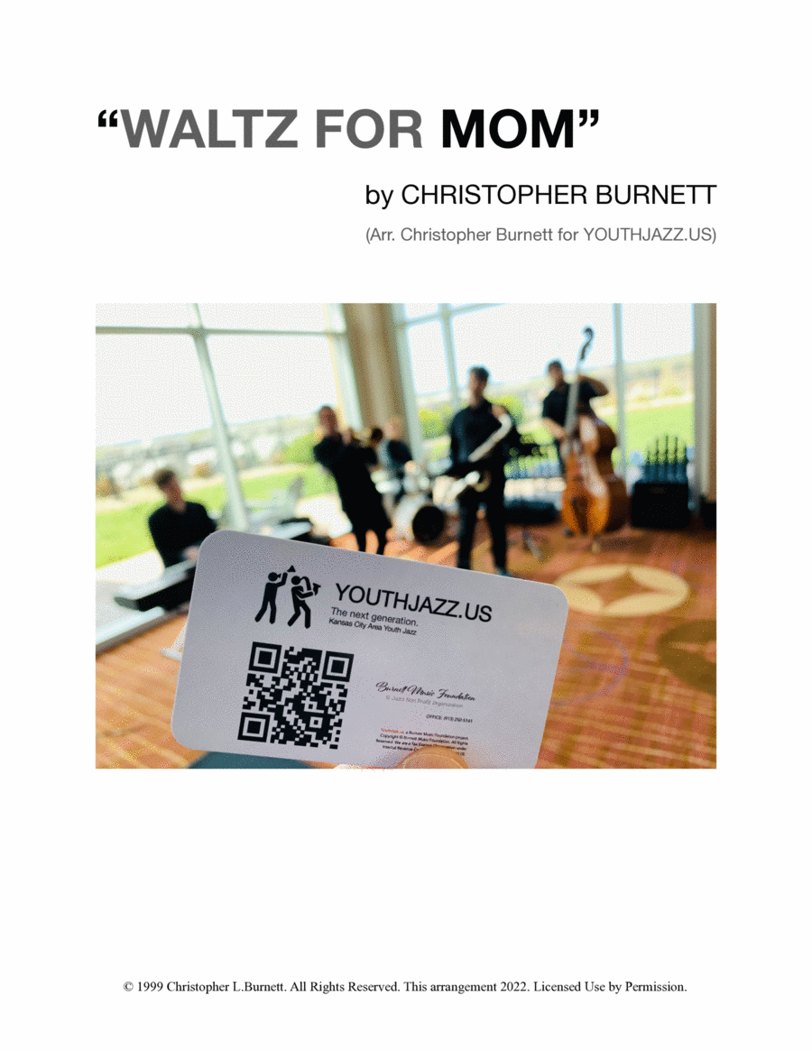 Waltz For Mom Jazz Ensemble scores gallery preview page 1