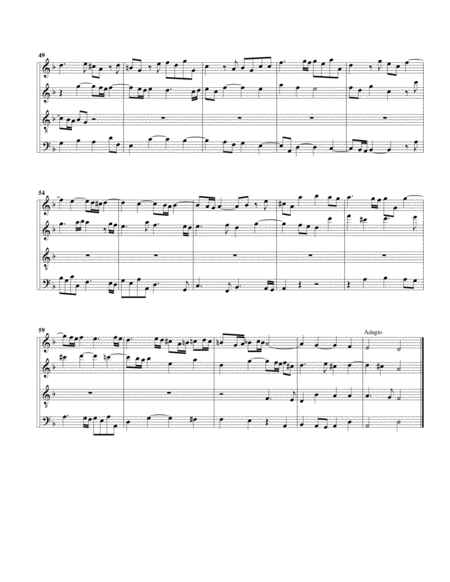 Fugue no.6, HWV 610 (arrangement for 4 recorders)