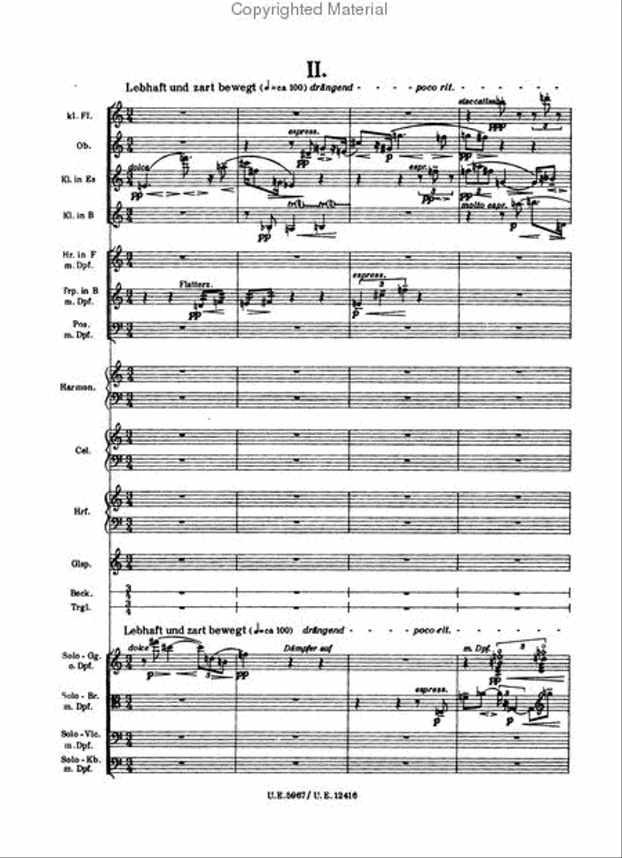 5 pieces for Orchestra, Op. 10 Orchestra scores gallery preview page 3