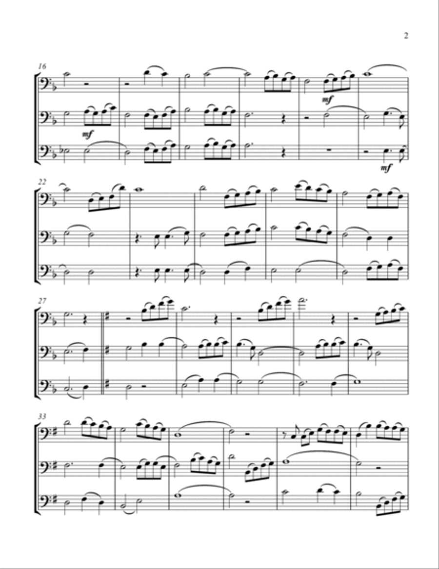 Beauty And The Beast Trombone Solo scores gallery preview page 3
