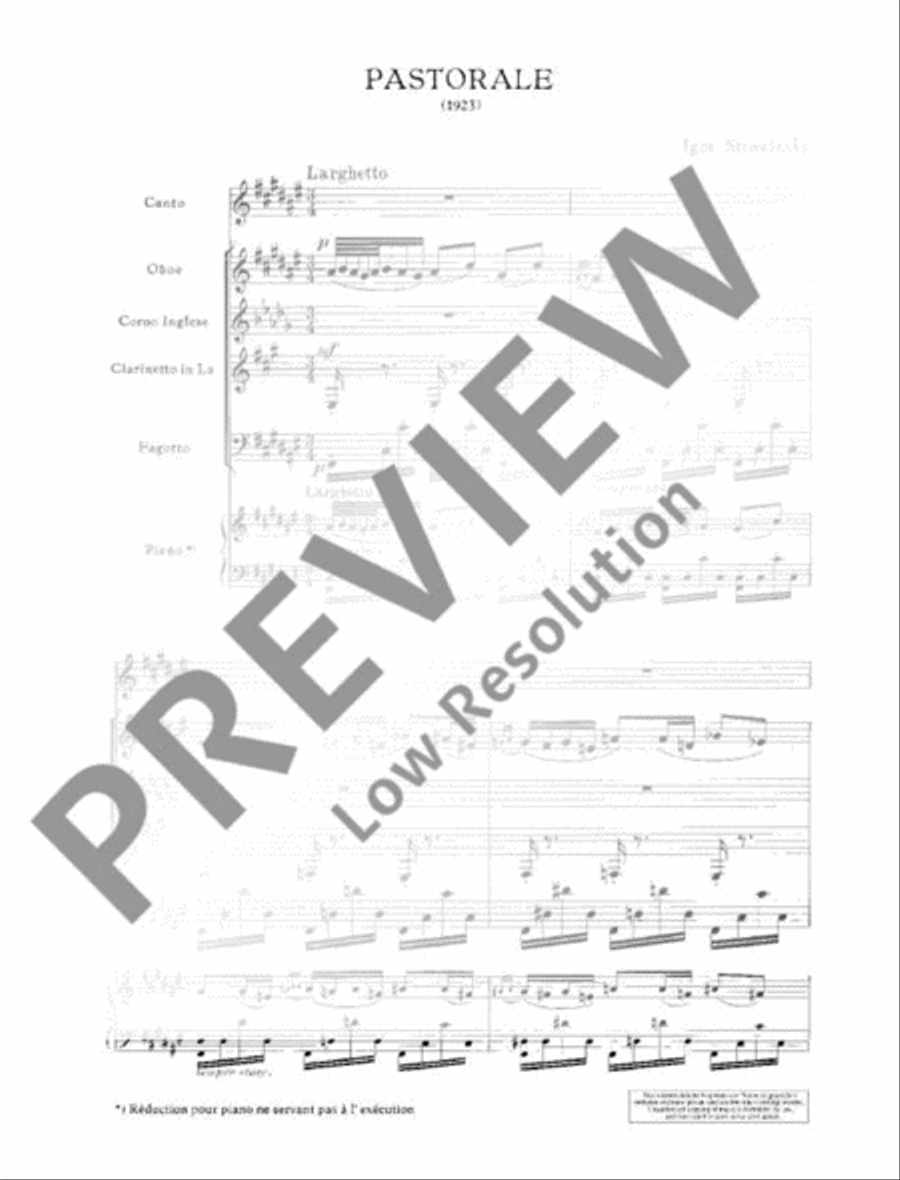 Pastorale English Horn scores gallery preview page 3