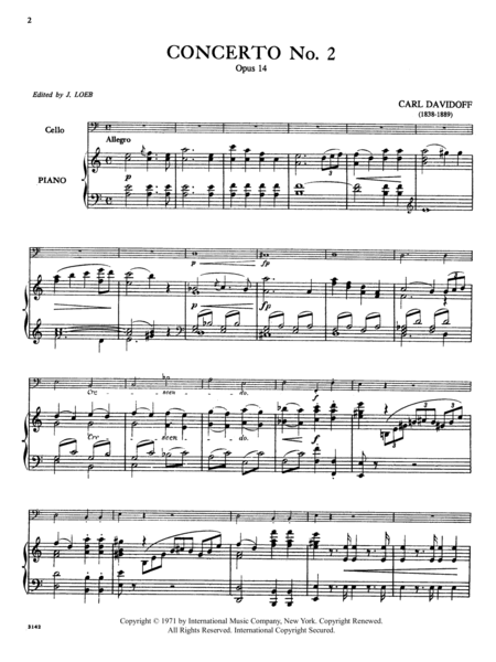 Concerto No. 2 In A Major, Opus 14