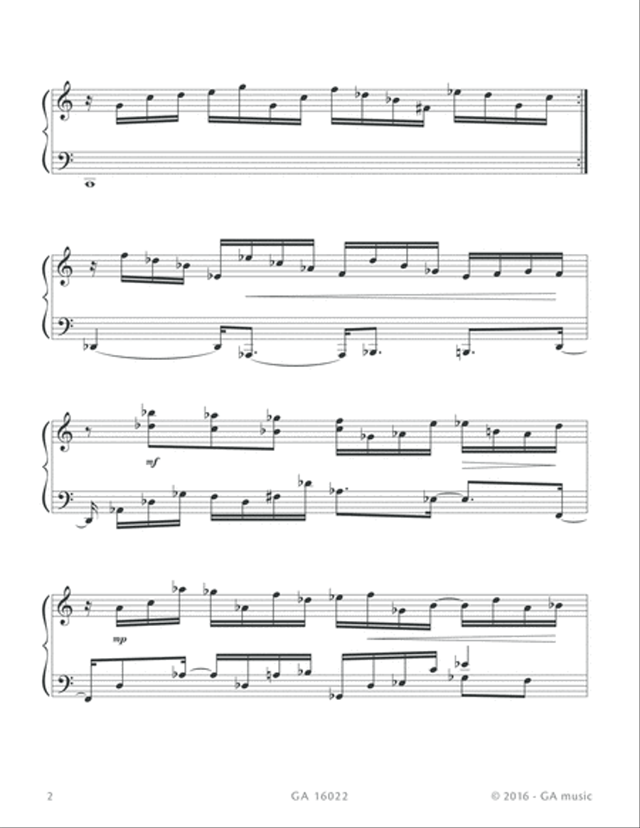 Inventive Prelude Piano Solo scores gallery preview page 4